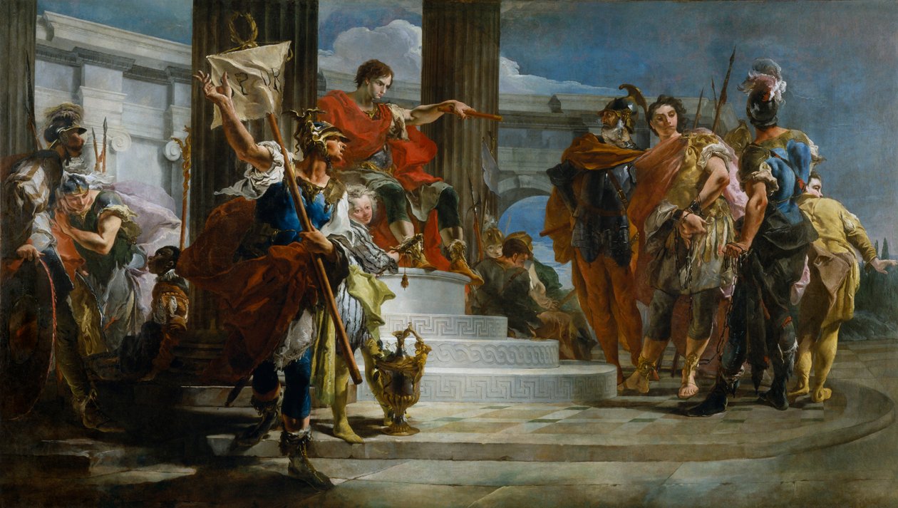 Cipião Africano libertando Massiva de Giovanni Battista Tiepolo