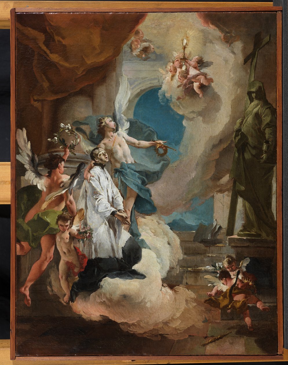 São Luís Gonzaga em Glória, c.1726 de Giovanni Battista Tiepolo