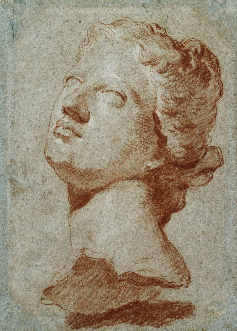 Estudo da Cabeça de Vênus, Depois da Antiguidade, de Giovanni Battista Tiepolo