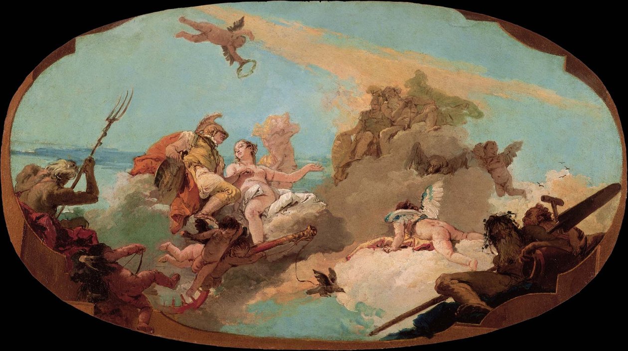 A apoteose do almirante Vittor Pisani de Giovanni Battista Tiepolo