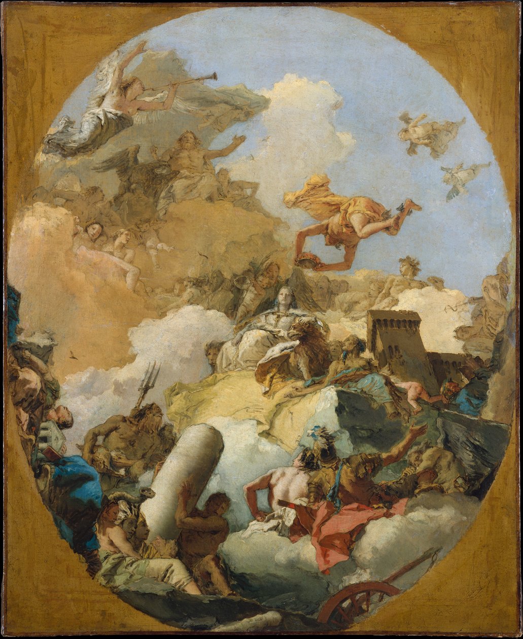 Die Apotheose der spanischen Monarchie de Giovanni Battista Tiepolo