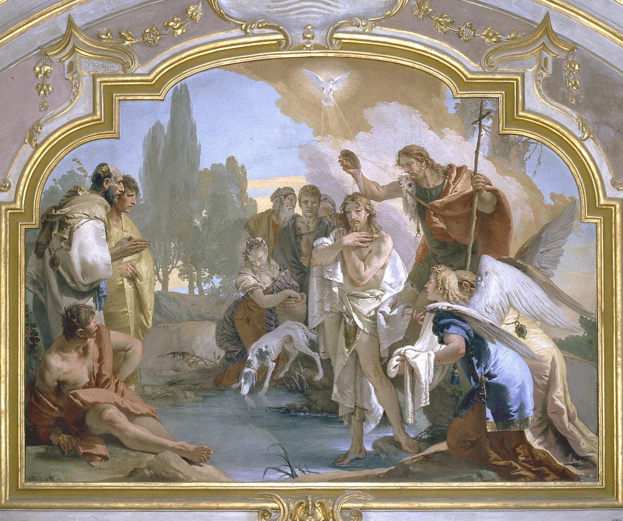 O batismo de Cristo de Giovanni Battista Tiepolo