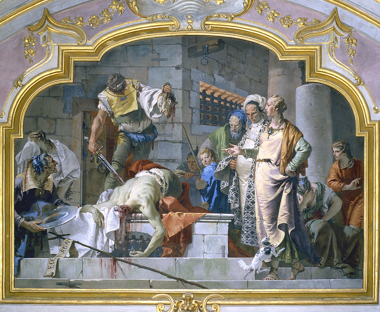 A decapitação de São João Batista, 1732-33 de Giovanni Battista Tiepolo
