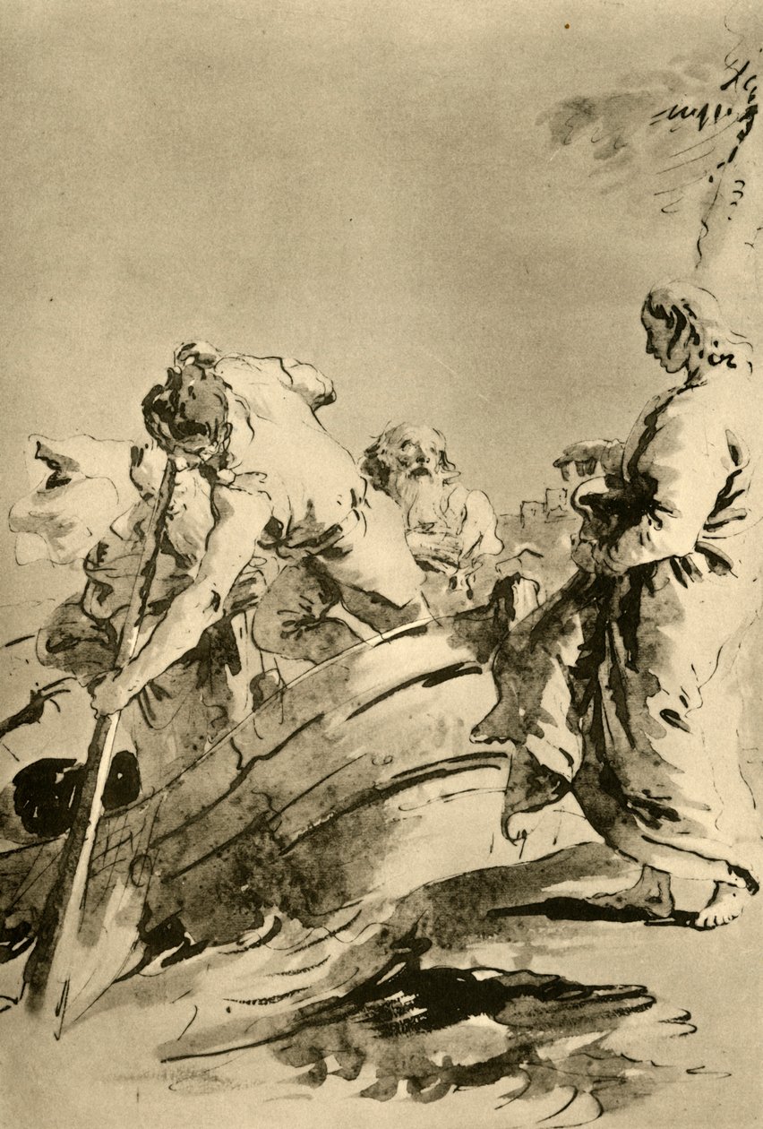 O Chamado a Pedro, meados do século XVIII, 1928 de Giovanni Battista Tiepolo