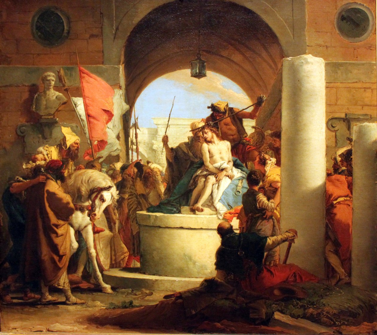 A Coroação com Thorns Deutsch: Dornenkrönung Christi Inglês: Coroação com Thorns de Giovanni Battista Tiepolo
