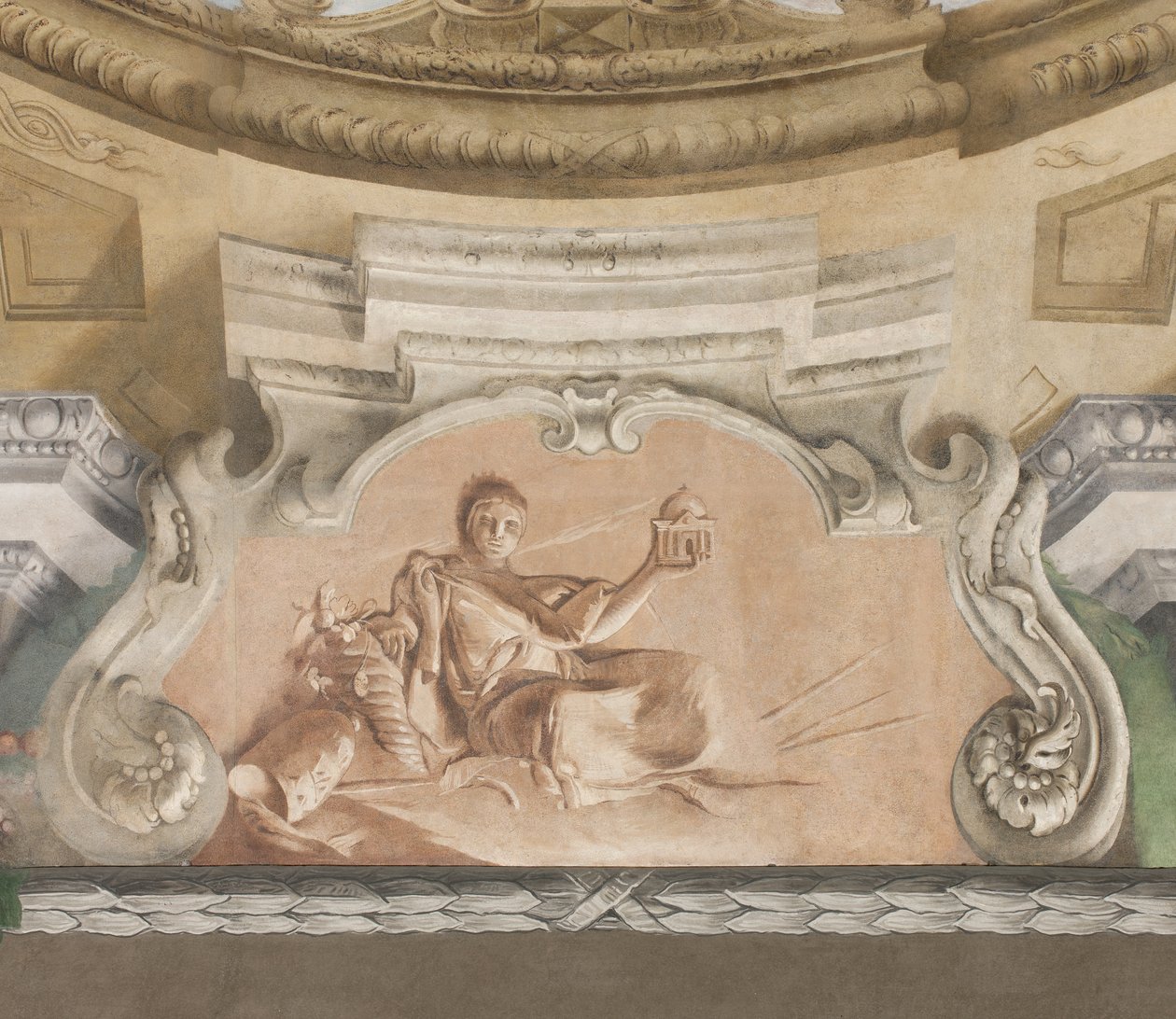 A Queda dos Demônios, Histórias de Cipião, detalhe, 1731 (detalhe de 3498337) de Giovanni Battista Tiepolo