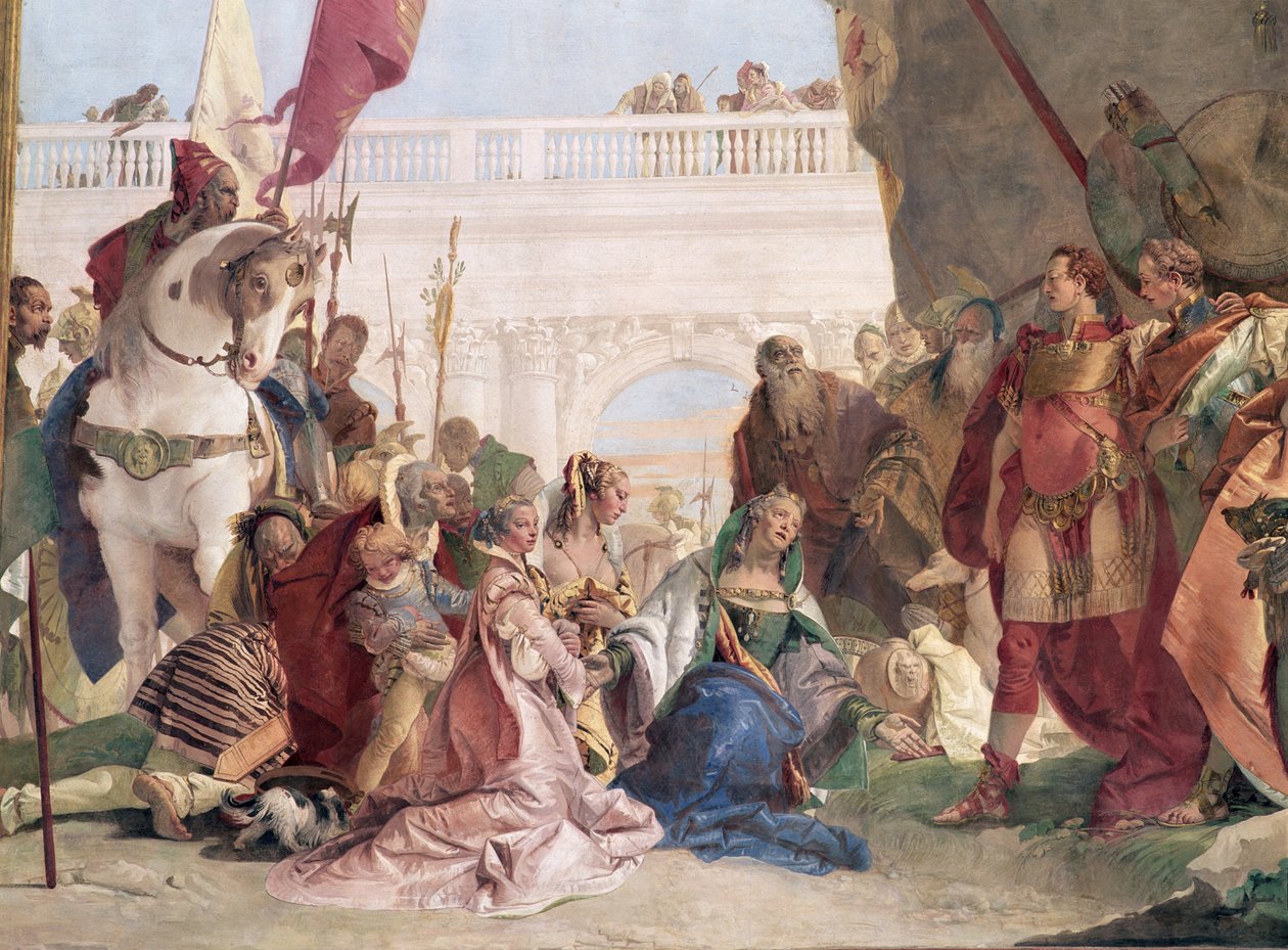 A Família de Dario Antes de Alexandre de Giovanni Battista Tiepolo