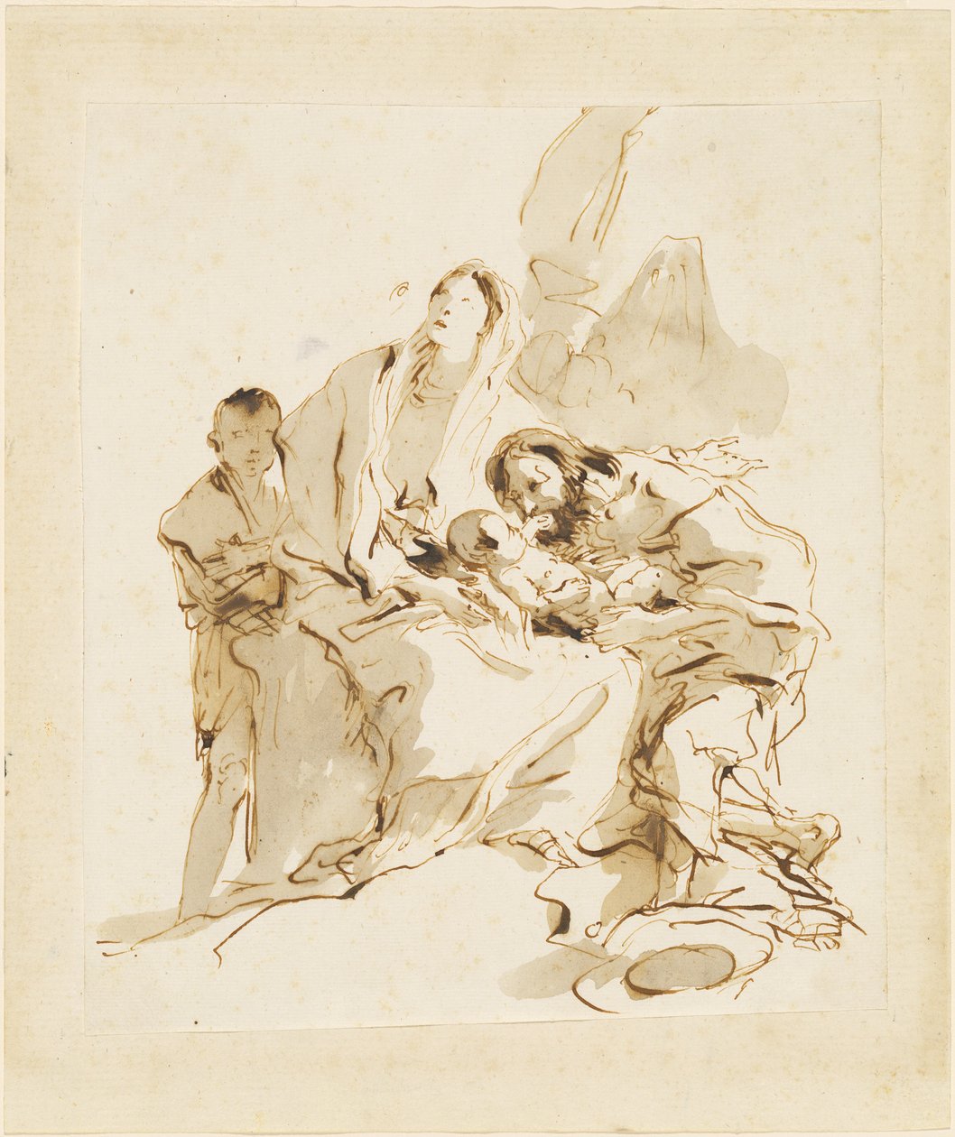 A Sagrada Família de Giovanni Battista Tiepolo