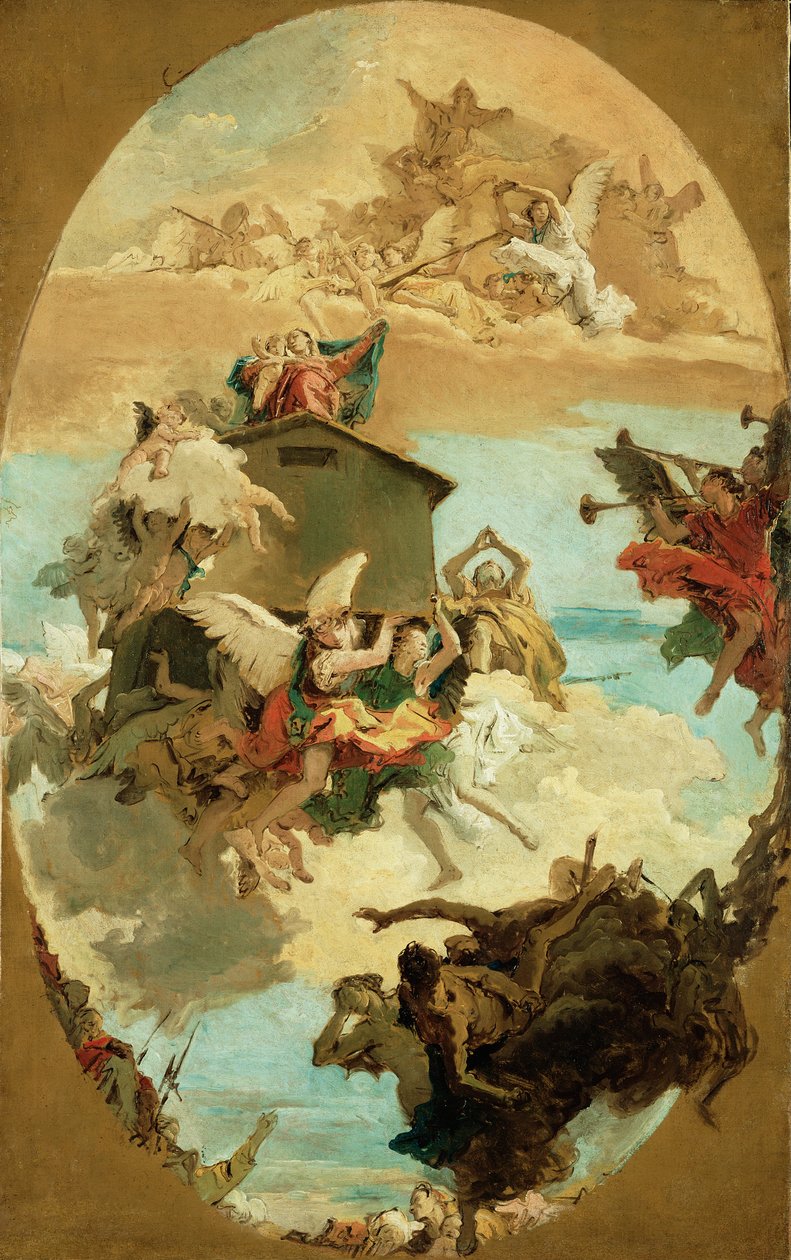 O Milagre da Santa Casa de Loreto de Giovanni Battista Tiepolo