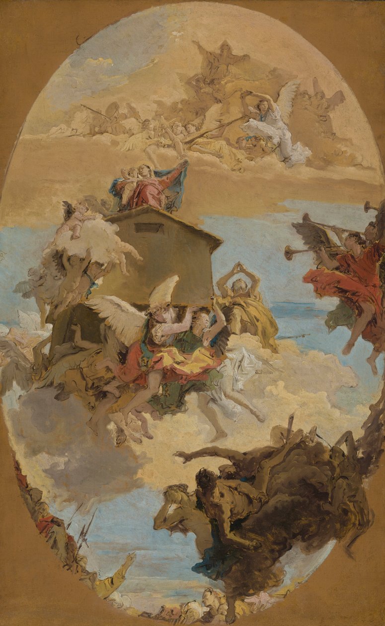 O Milagre da Santa Casa de Loreto, 1743 de Giovanni Battista Tiepolo