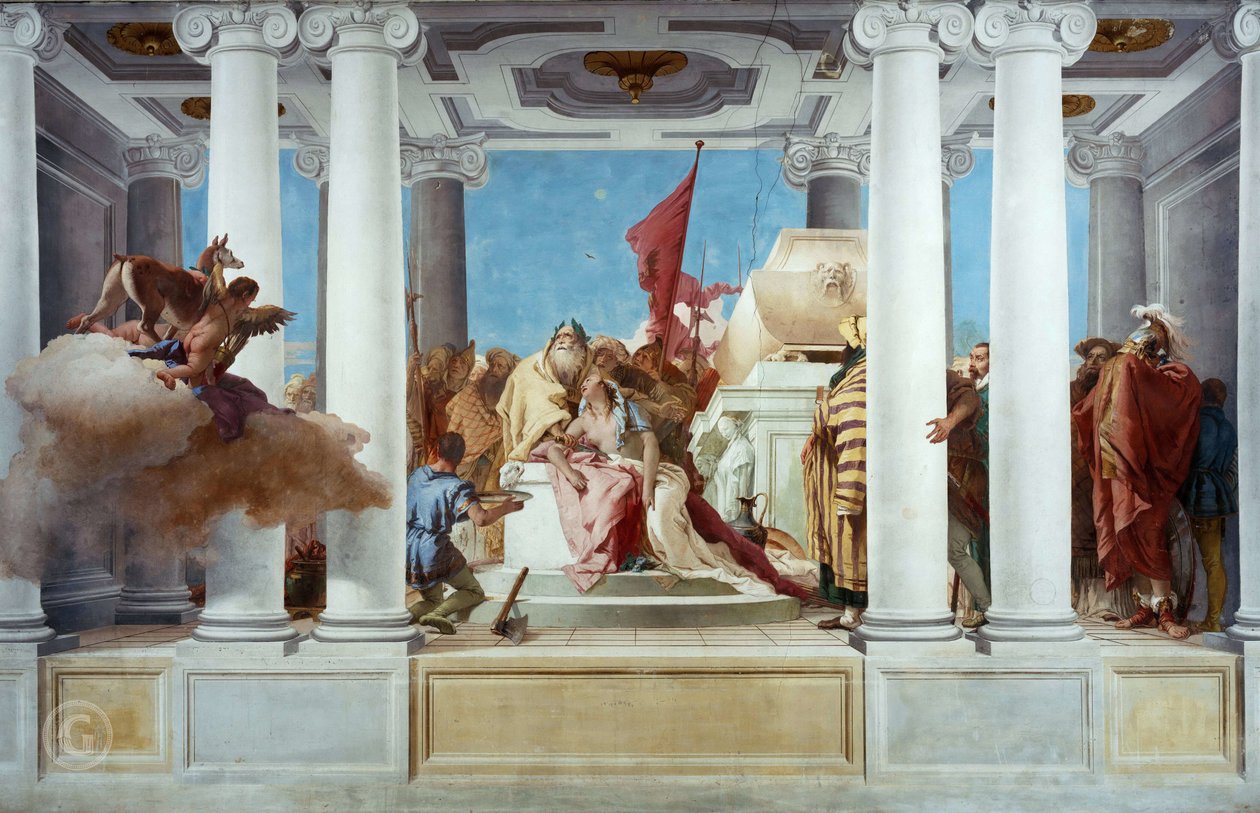 O sacrifício de Ifigénia de Giovanni Battista Tiepolo