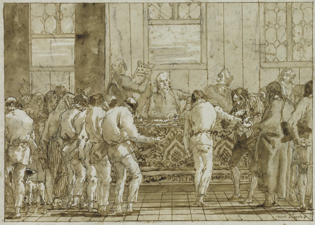 O Julgamento, c.1790 de Giovanni Battista Tiepolo
