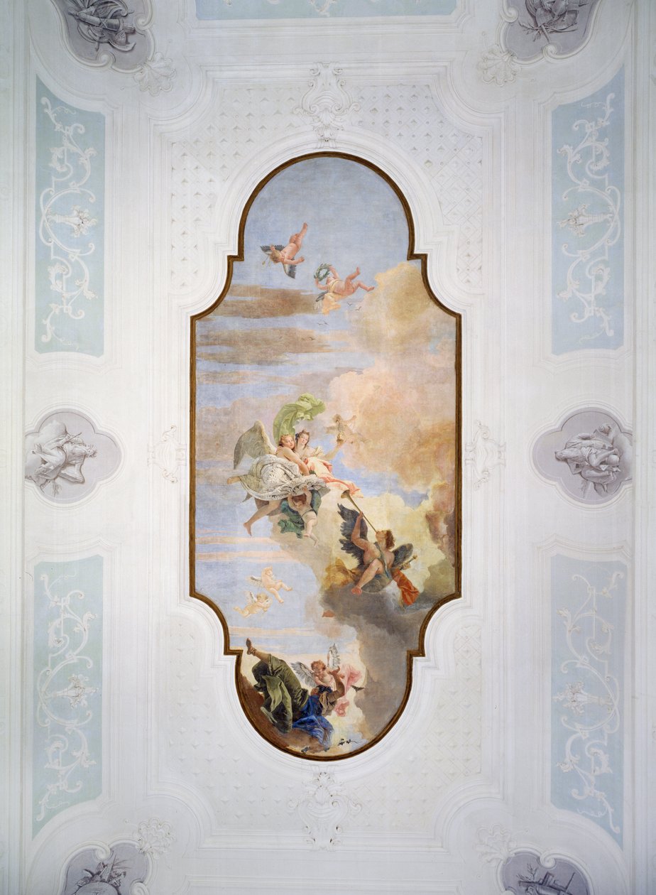 O Triunfo da Fortitude e da Prudência de Giovanni Battista Tiepolo