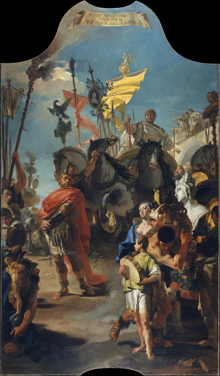 O triunfo de Mário de Giovanni Battista Tiepolo