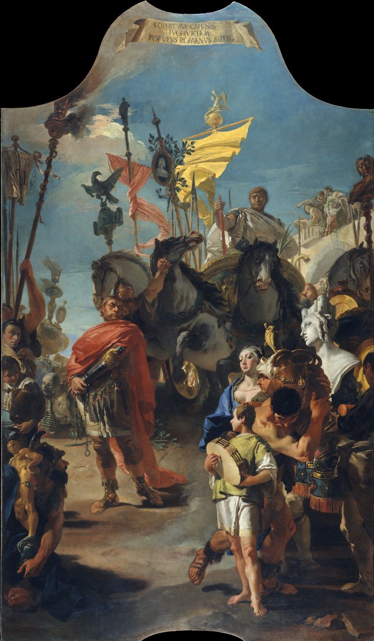 O triunfo de Marius, 1729 de Giovanni Battista Tiepolo