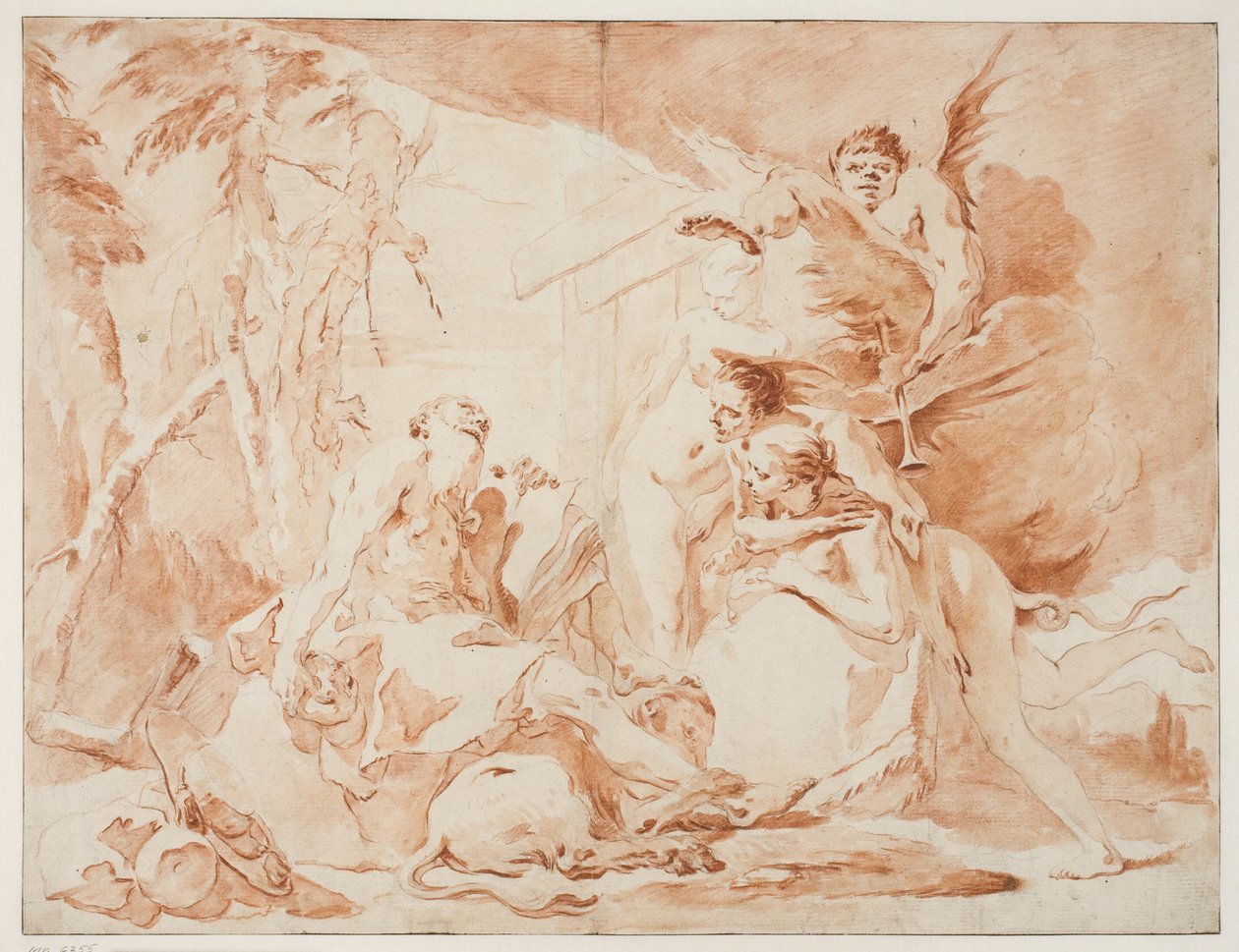 As tentações de São Jerônimo de Giovanni Battista Tiepolo