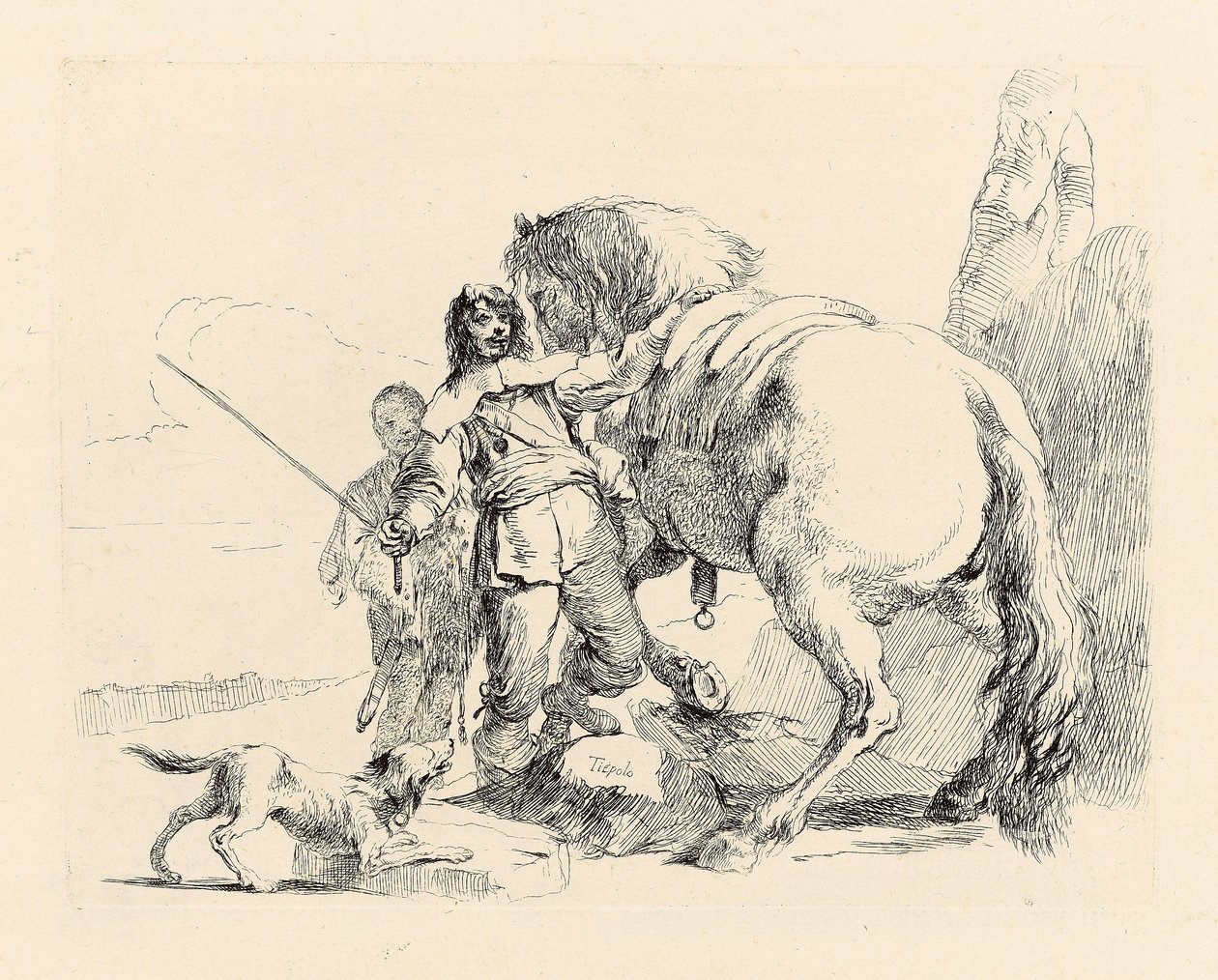 Vários caprichos, antes de 1750 de Giovanni Battista Tiepolo