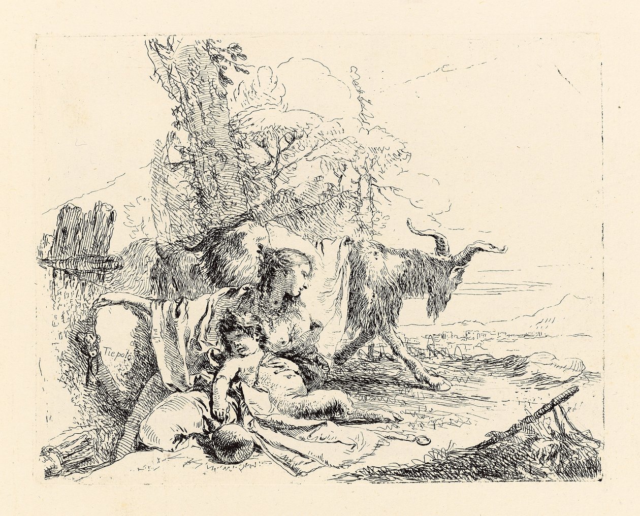 Vários caprichos, antes de 1750 de Giovanni Battista Tiepolo