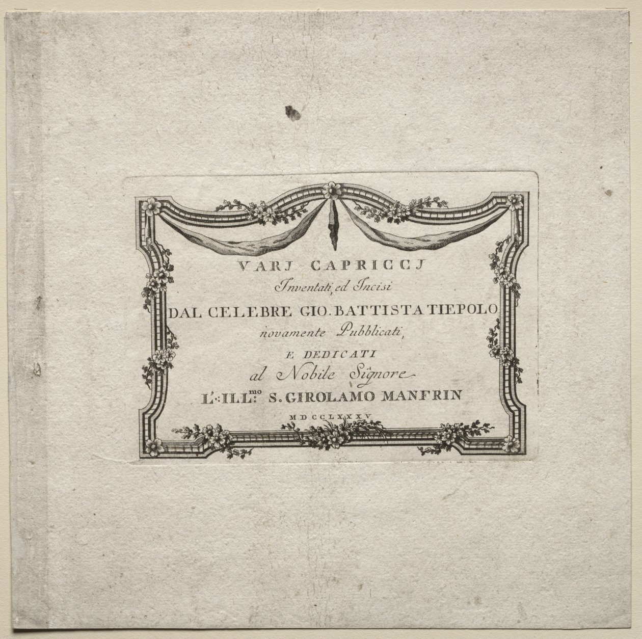 Vários Caprichos de Giovanni Battista Tiepolo