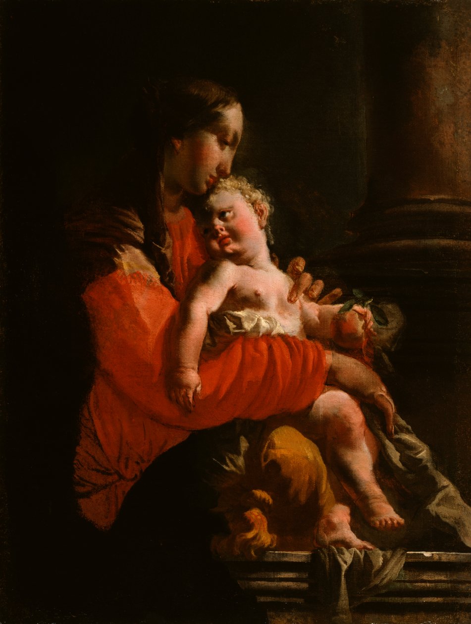 Virgem com o Menino de Giovanni Battista Tiepolo