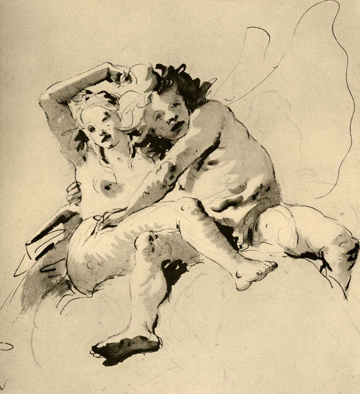 Zephyr e Flora, 1757, 1928 de Giovanni Battista Tiepolo