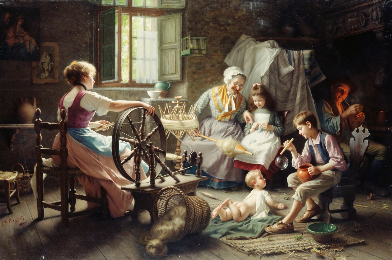 Na roda giratória de Giovanni Battista Torriglia