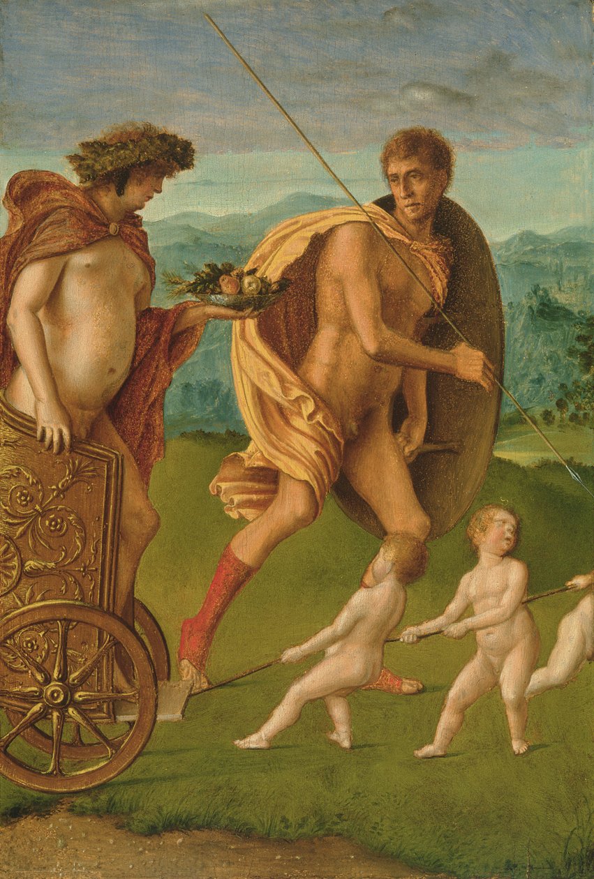 Alegoria da virtude heróica de Giovanni Bellini