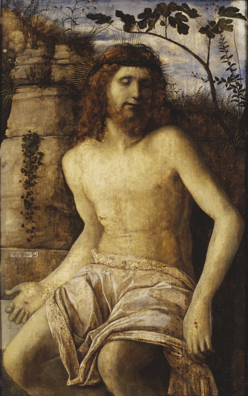 Cristo coroado com espinhos, c.1500 de Giovanni Bellini
