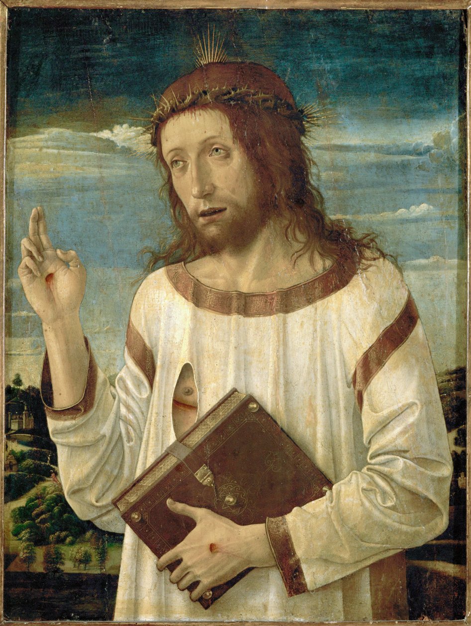 A bênção de Cristo ... de Giovanni Bellini
