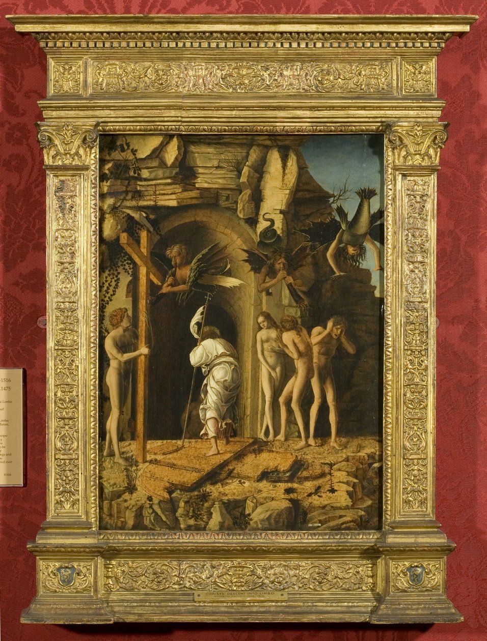 Descida de Cristo ao Limbo (óleo em pergaminho no painel) de Giovanni Bellini