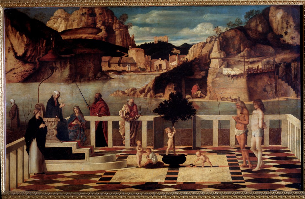 Santa Alegoria (Pintura, c.1487) de Giovanni Bellini