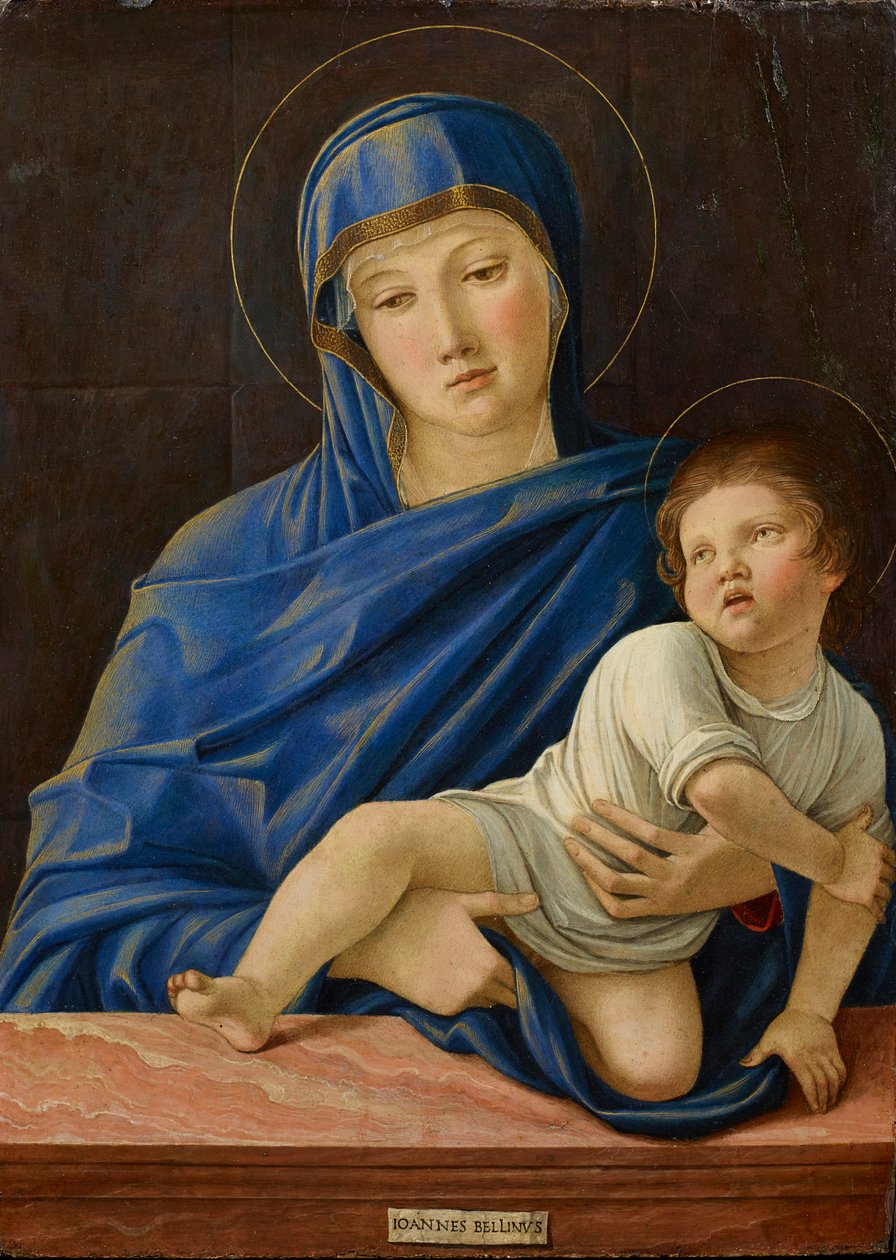 Italiano: Lochis Madonna and Child de Giovanni Bellini
