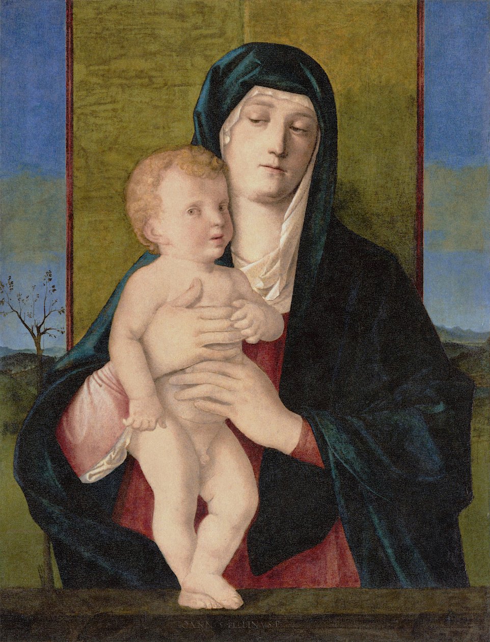 Madona com o Menino (Madonna Corsini) de Giovanni Bellini