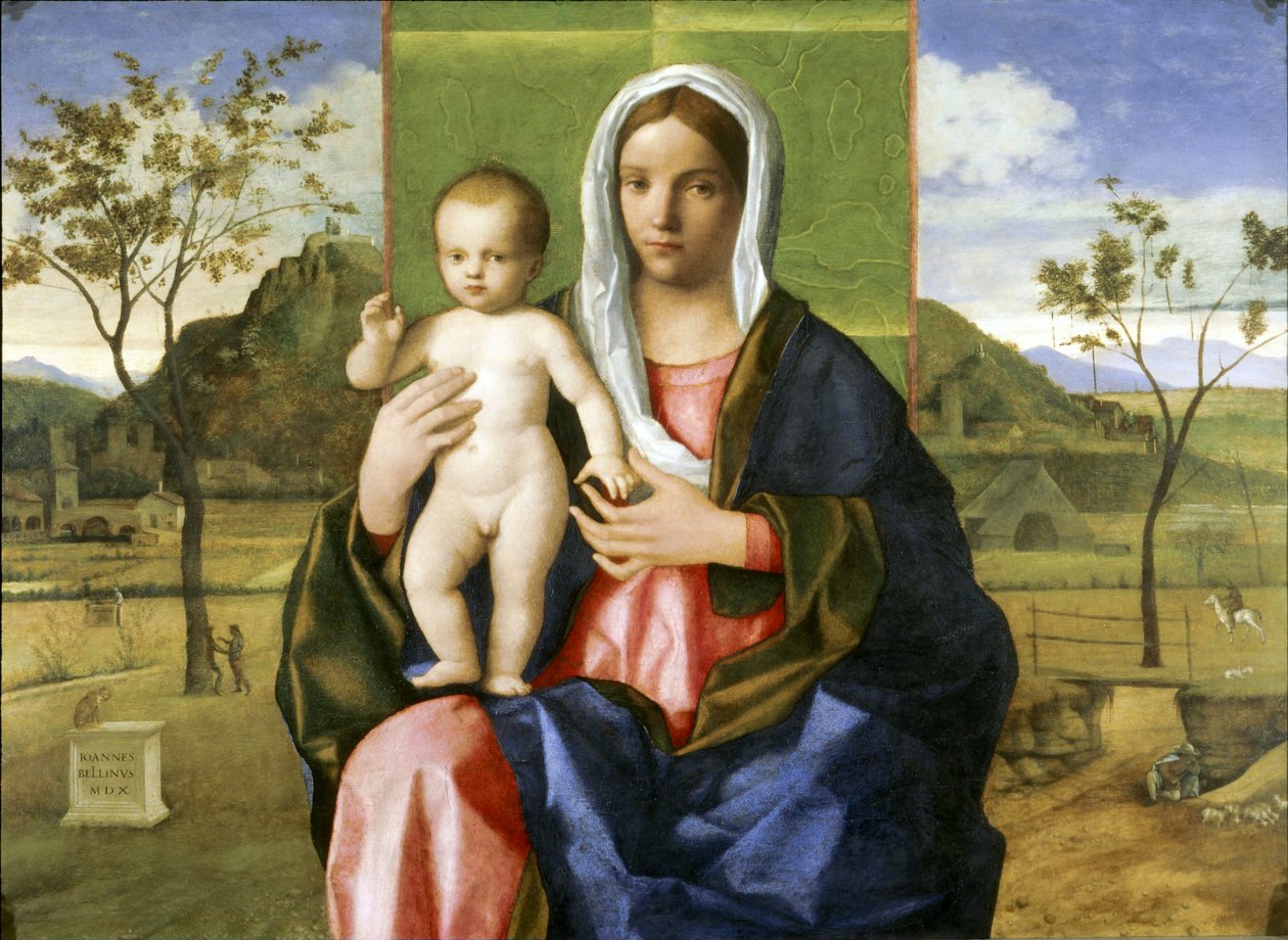 Bênção da Madona e do Menino de Giovanni Bellini