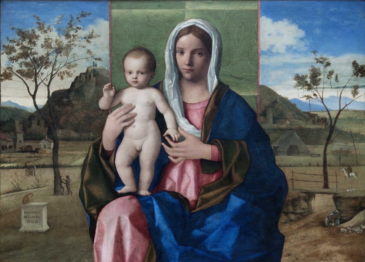 Bênção da Madona e do Menino de Giovanni Bellini