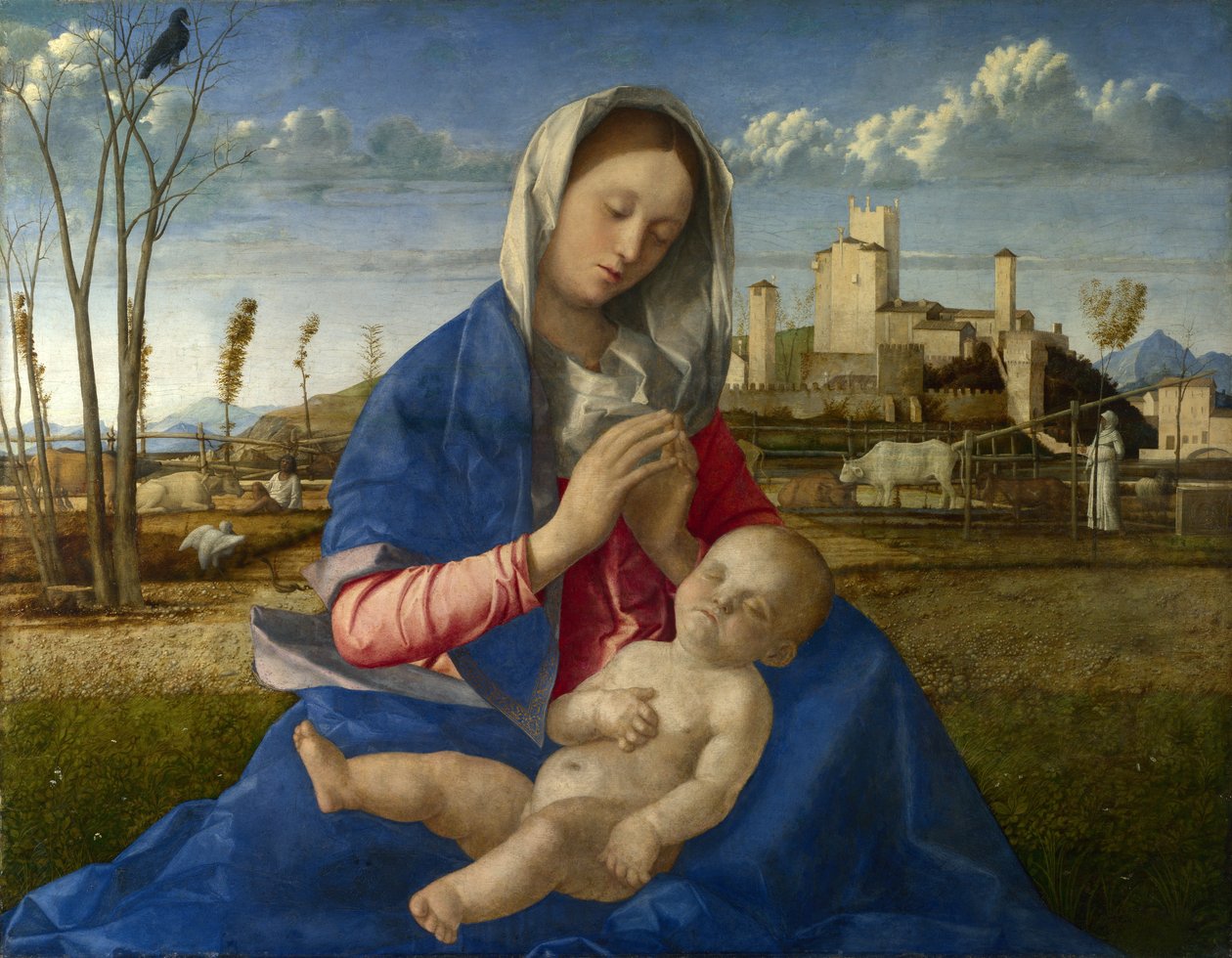 Madonna do Prado (Madonna del Prato) de Giovanni Bellini
