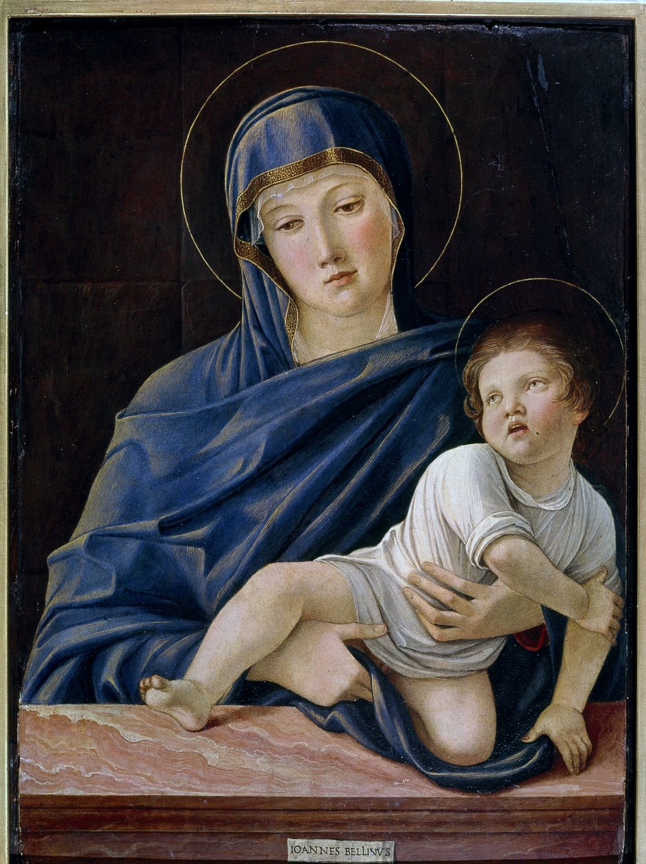 Nossa Senhora Lochis. Nossa Senhora e o Menino de Giovanni Bellini