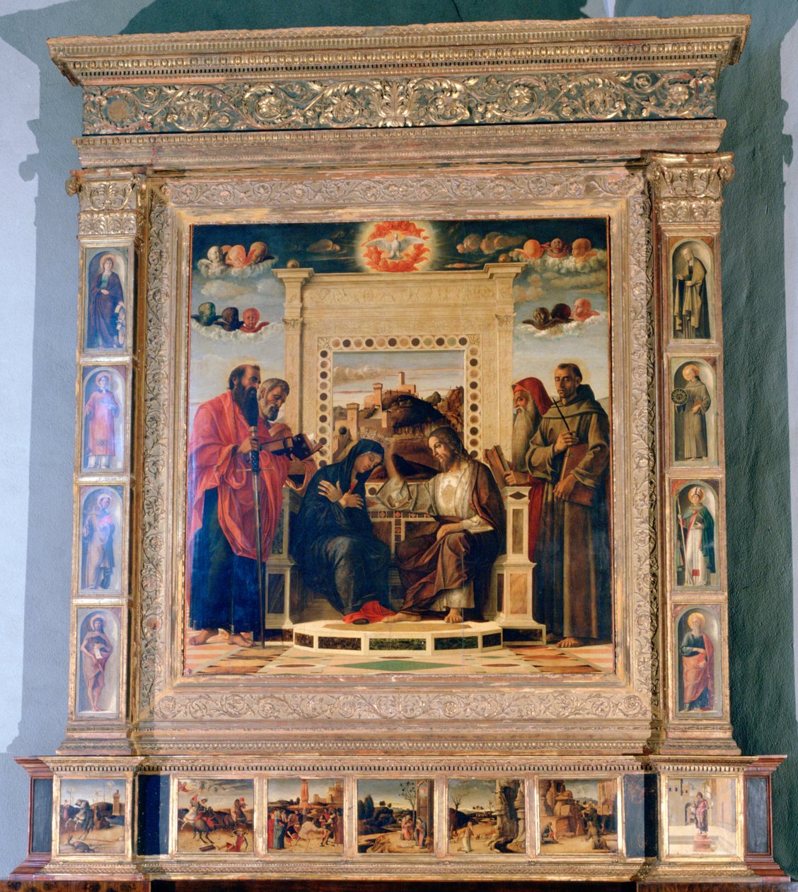 Retábulo Pesaro Retábulo, c1474 de Giovanni Bellini