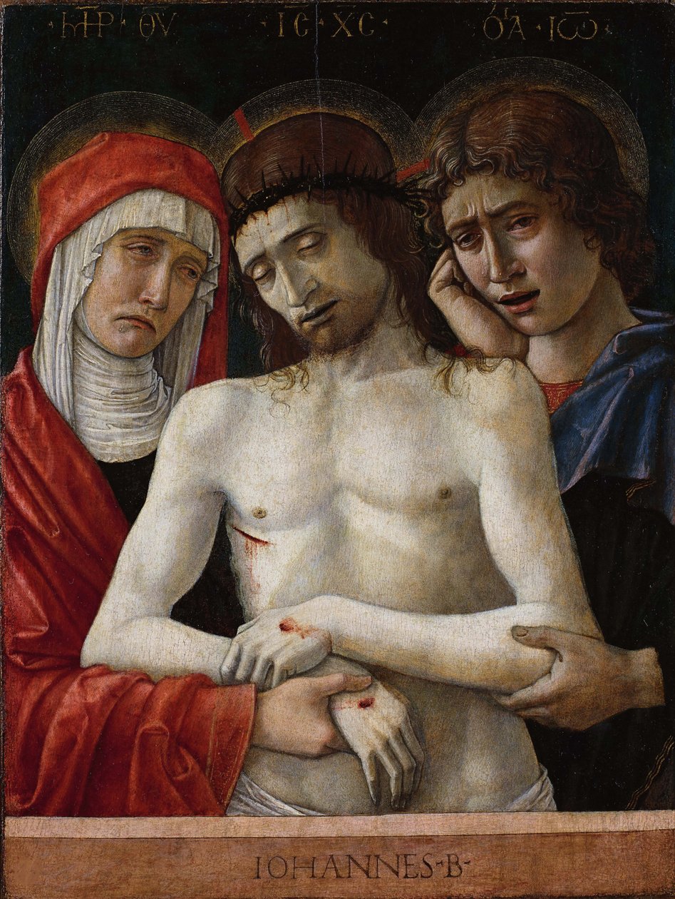 Pietá, ca 1455. de Giovanni Bellini