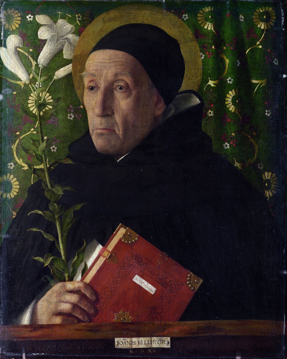 Retrato de Fra Teodoro de Urbino como São Domingos de Giovanni Bellini