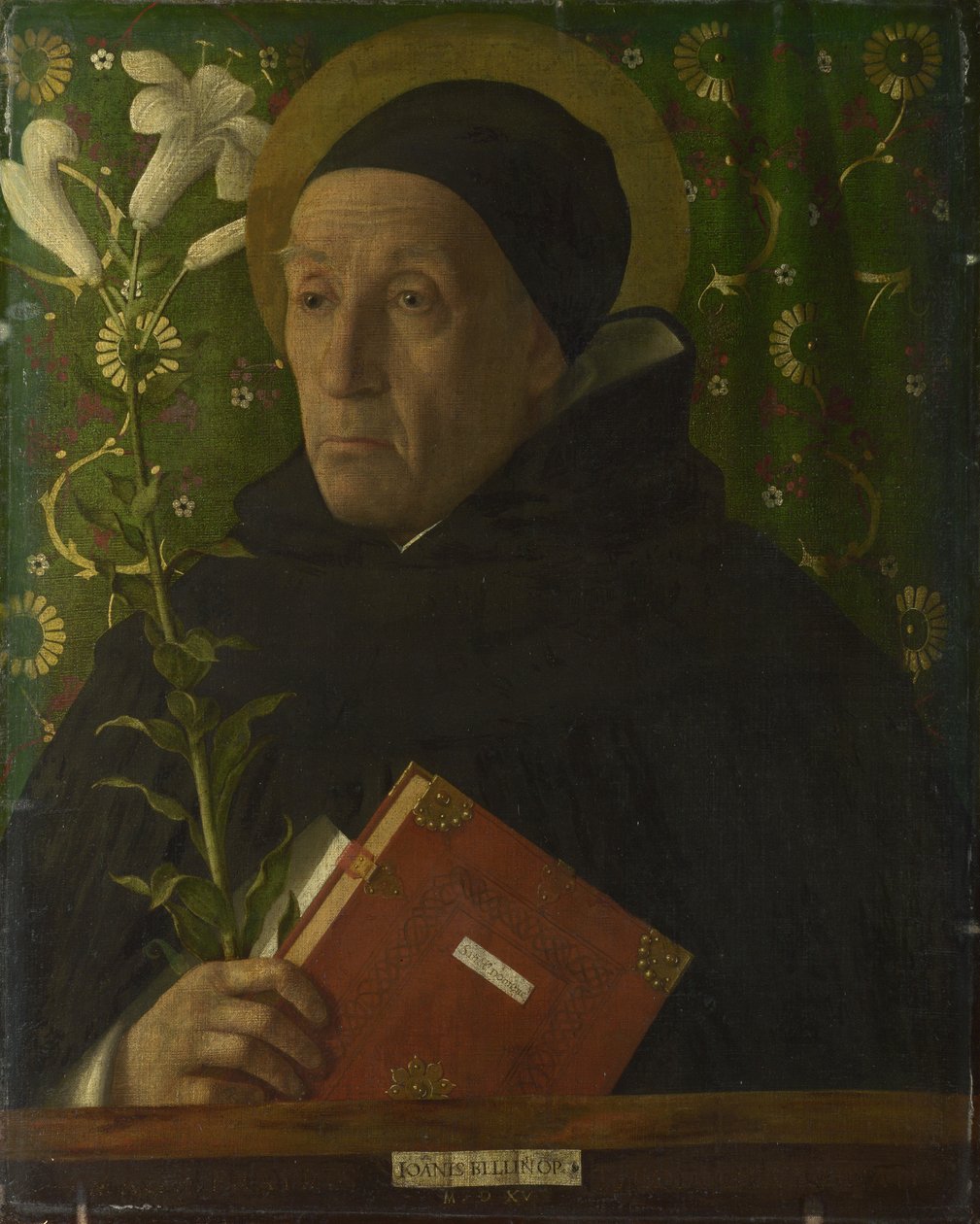 Retrato de Fra Teodoro de Urbino como São Domingos, 1515 de Giovanni Bellini