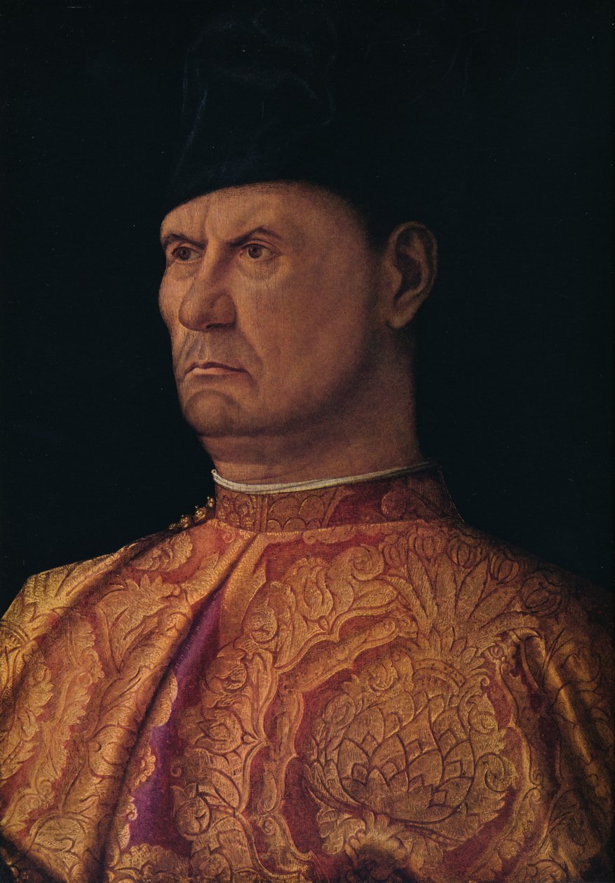 Retrato de um Condottiere, 1475-1480 de Giovanni Bellini