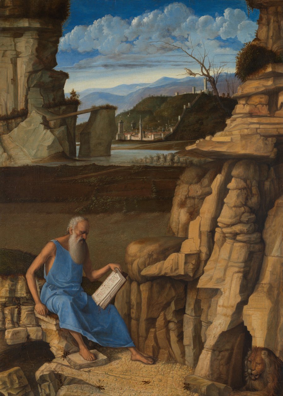 São Jerónimo lendo numa paisagem de Giovanni Bellini