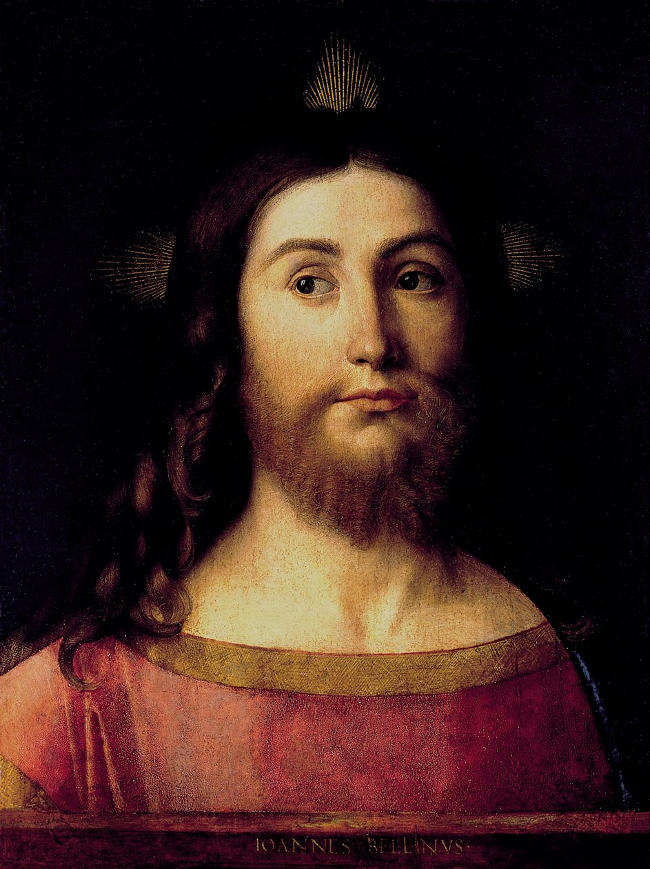Salvador do Mundo - Salvador do Mundo - Bellini, Giovanni (1430-1516) - ca 1502 - Óleo sobre madeira - 44x33 - Real Academia de Bellas Artes de San Fernando, Madrid ©FineArtImages/Leemage de Giovanni Bellini