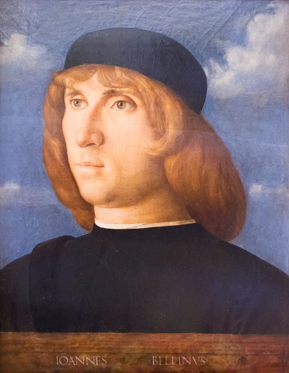 Auto-retrato (óleo sobre painel) de Giovanni Bellini