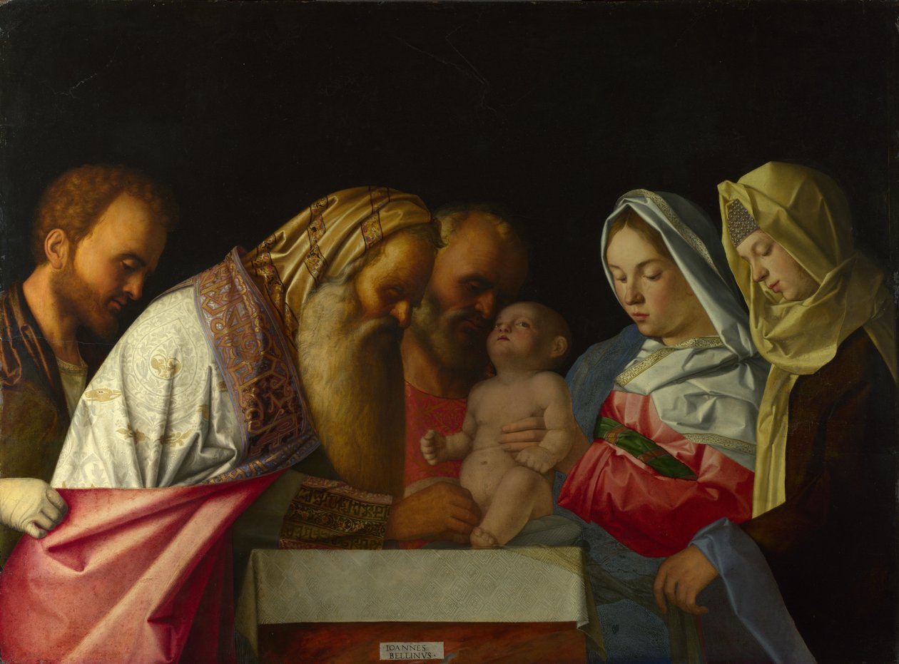 A circuncisão, c. 1500 de Giovanni Bellini