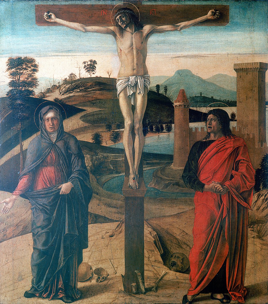 A Crucificação, 1465 de Giovanni Bellini