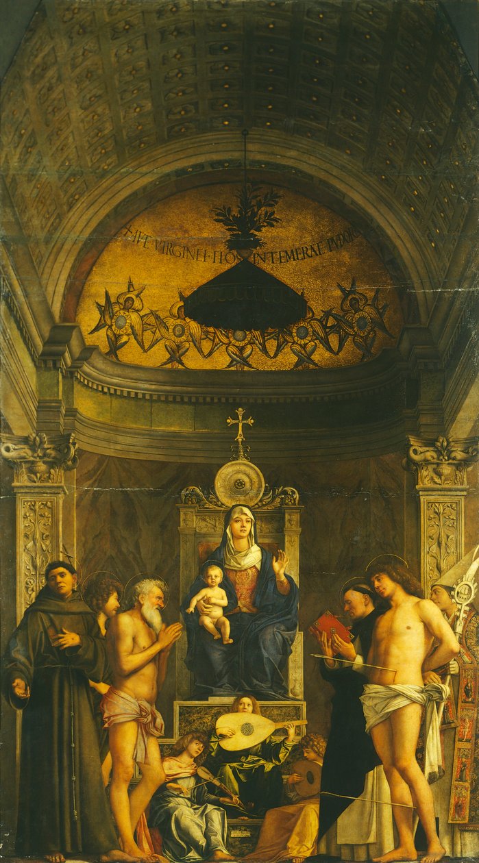 O Altar Peça de San Giobbe de Giovanni Bellini