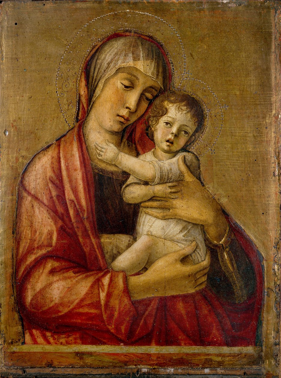 A Virgem e o Menino, final da década de 1460 e início da década de 1470 de Giovanni Bellini