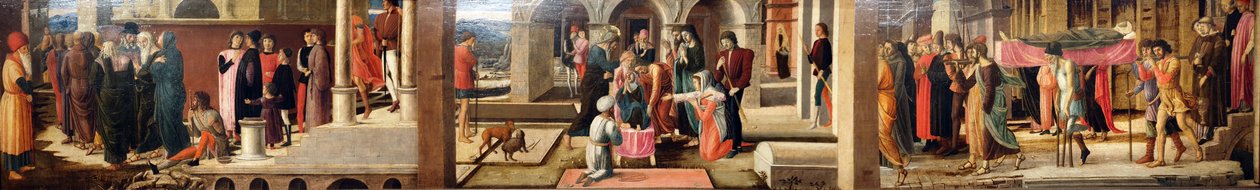 Três histórias de Drusiana e de São João Evangelista de Giovanni Bellini